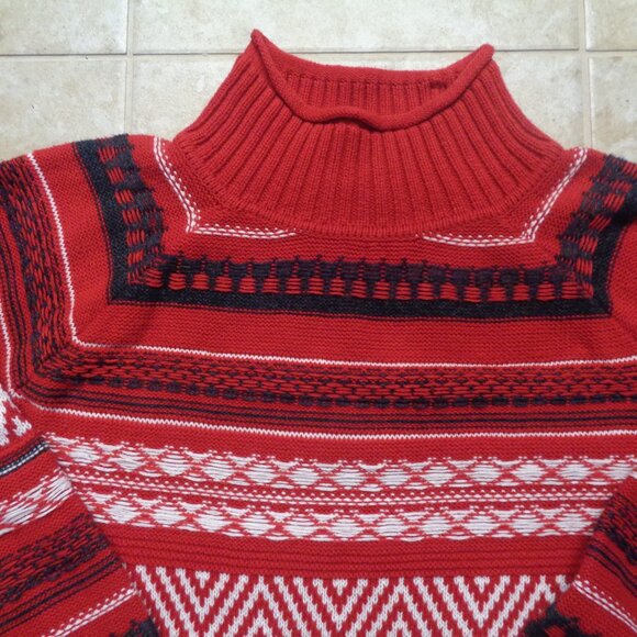 CHAPS Mock Turtleneck Knit Sweater - Picture 2 of 10